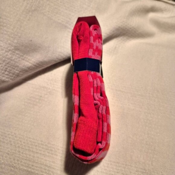 Tooby Doo girls footless sweater tights leggings red and pink stripe NEW - Picture 4 of 6